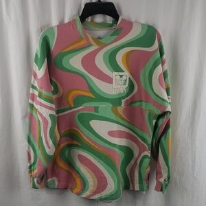 Walt Disney World Women's XS Spirit Jersey Retro Long Sleeve Shirt